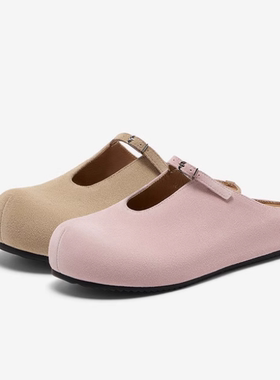 专柜正品拔佳2025秋新款女鞋勃肯鞋英伦风舒适厚底凉拖鞋83812CH5