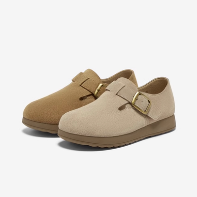 BASTO/百思图女一脚蹬全包勃肯鞋