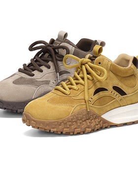 专柜正品森达2025冬款女鞋潮酷厚底高帮鞋户外休闲阿甘鞋XSV01DD5