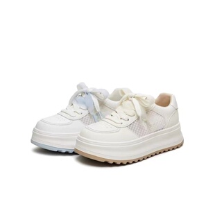 专柜正品天美意增高面包小白女休闲运动板鞋2026春新款BM781BM6