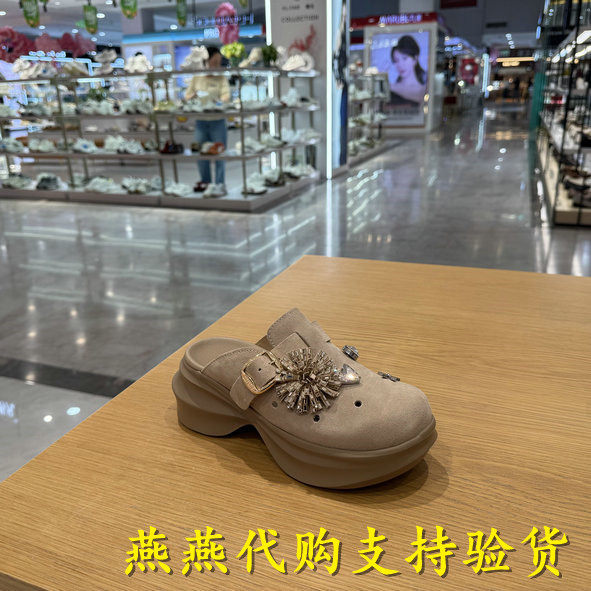 专柜正品思加图2026春款女烟花海岸复古勃肯鞋外穿穆勒拖EE523AH6