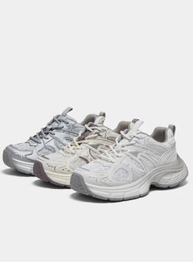 专柜正品百思图2025夏款女鞋网面老爹鞋厚底增高休闲鞋D5291BM5