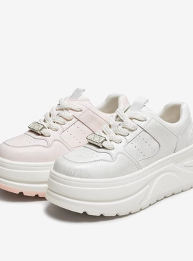 专柜正品他她2025秋季新款女鞋时尚厚底百搭休闲鞋板鞋CP202CM5