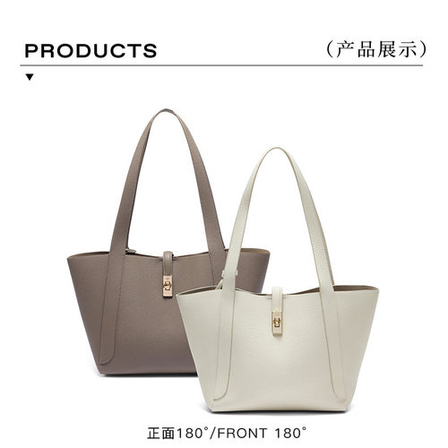 Belle/百丽女包通勤大容量托特包