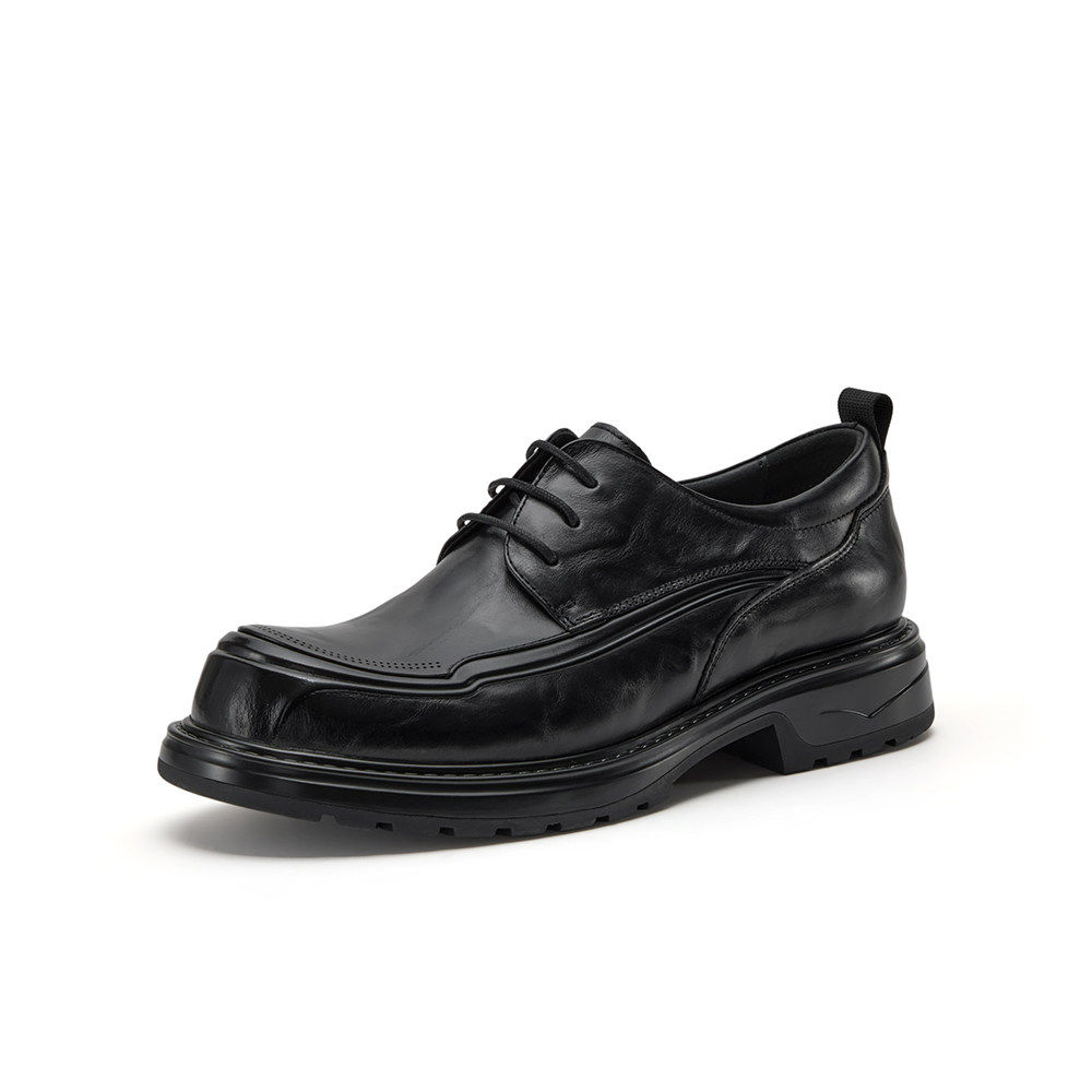 专柜正品拔佳2026春季新款男鞋简约舒适厚底商务正装皮鞋93011AM6,流行男鞋,正装皮鞋,淘宝优惠券,粉丝福利购,淘宝优惠卷