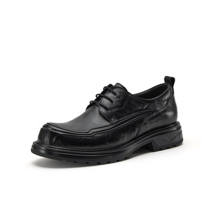 专柜正品拔佳2026春季新款男鞋简约舒适厚底商务正装皮鞋93011AM6