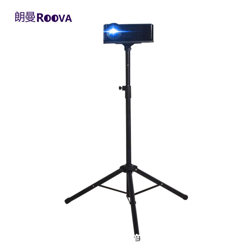 投影机 投影仪用金属支架 三脚架 可自由升降  塑胶托盘