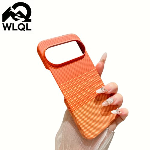 【WLQL手机壳数码店】新款超轻薄磁吸适用谷歌pixel11pro手机壳小众碳纤维纹谷歌10pro半包防摔pixe9保护套男