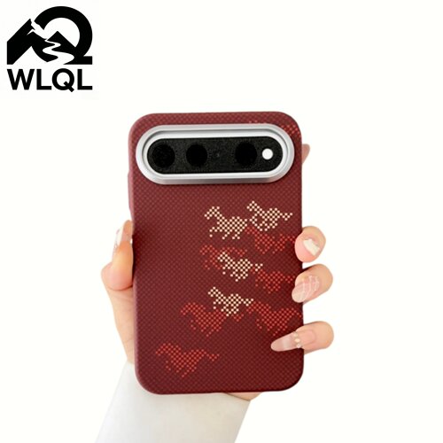 【 WLQL手机壳】新款超薄磨砂肤感碳纤维纹万马适用于华为puraxview手机壳日升月落Pura X View全包防摔壳