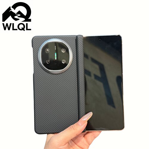 【 WLQL手机壳】适用于华为Mate X7折叠屏手机壳全包防摔matex6/x5磨砂肤感保护套凯夫拉纹x3磁吸外壳高档男