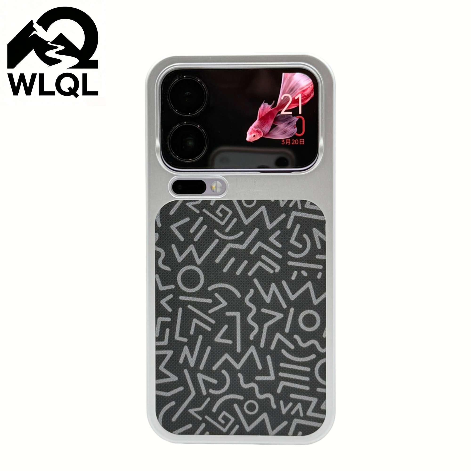 【WLQL手机壳数码店】莱卡涂鸦卡通适用于小米17promax手机壳橙色小米17保护套全包超薄磁吸不挡广角防摔高级