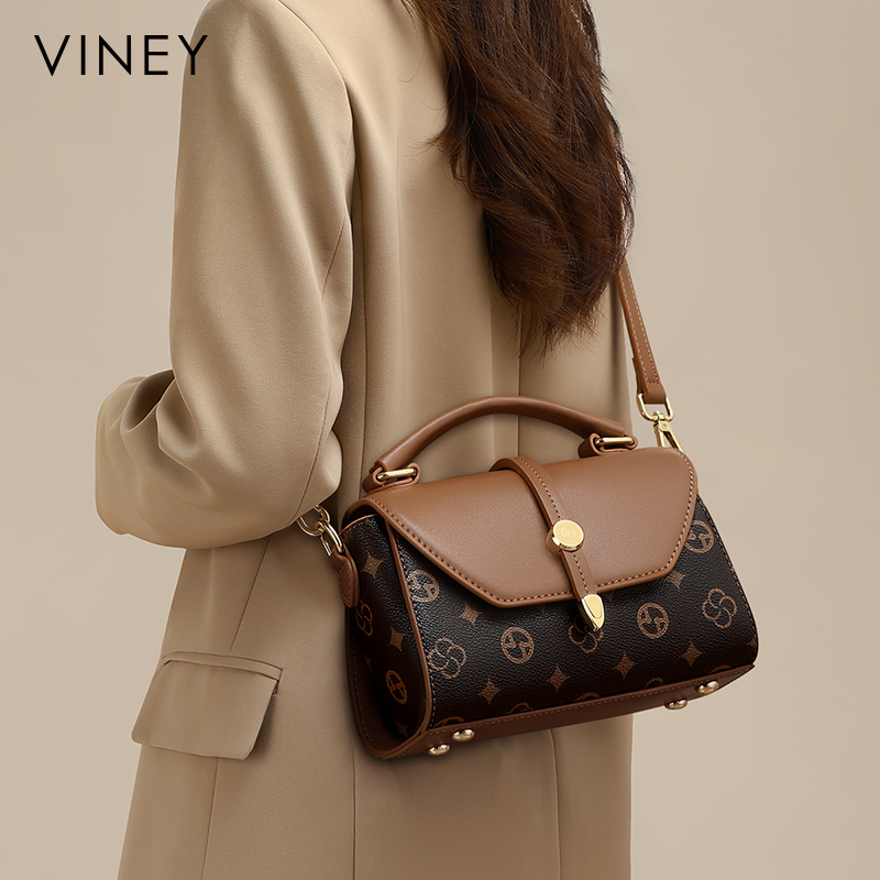 Viney包包2025新款女包秋冬单肩斜挎包高级感手提包大容量妈妈包