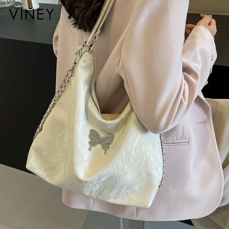 Viney托特包包女2025新款夏天女包链条单肩大容量通勤双肩包背包