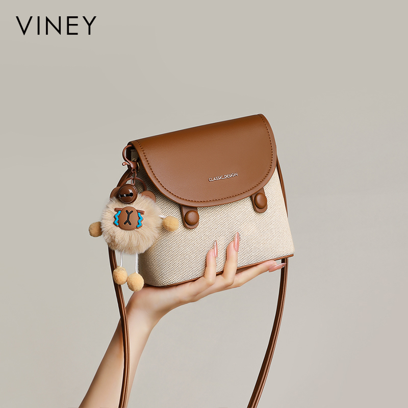 Viney水桶包包2025新款夏天小包斜挎包女包轻便单肩包迷你手机包