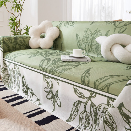 佩雷思冰丝小清新沙发盖布巾