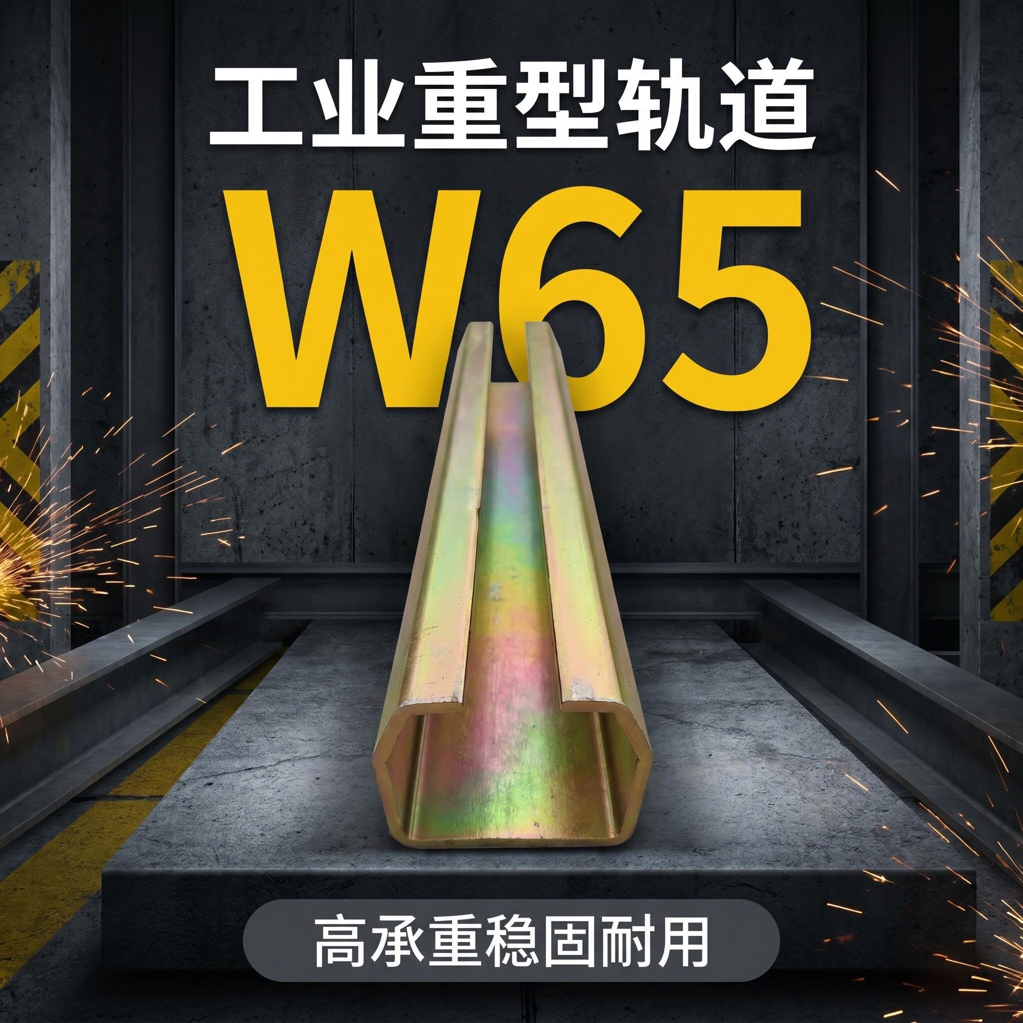 W65重型吊轨 植保无人机升降平台轨道滑轮工业级加厚承重平移滑轨
