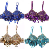 肚皮舞葡萄文胸 上衣 纹胸新款 印度舞服装 珠秀胸衣 文胸 飞魅