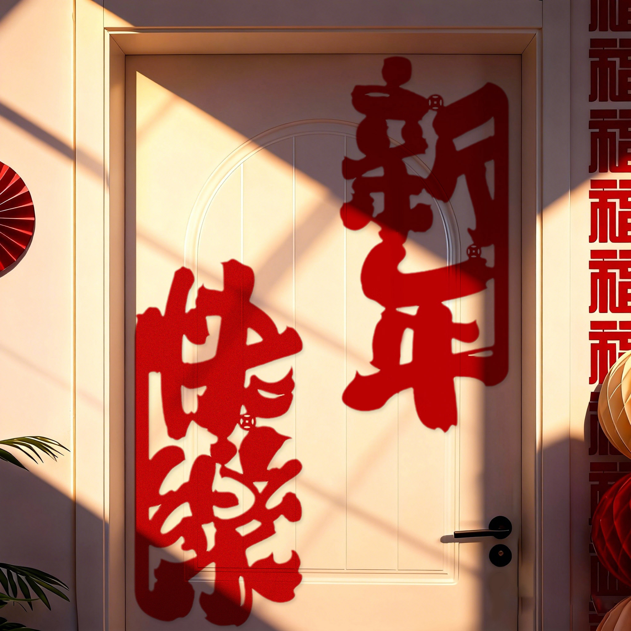 新年装饰创意贴纸2026马年福字贴元旦氛围场景布置春节过年房门贴,节庆用品/礼品,节日装扮用品,淘宝优惠券,粉丝福利购,淘宝优惠卷