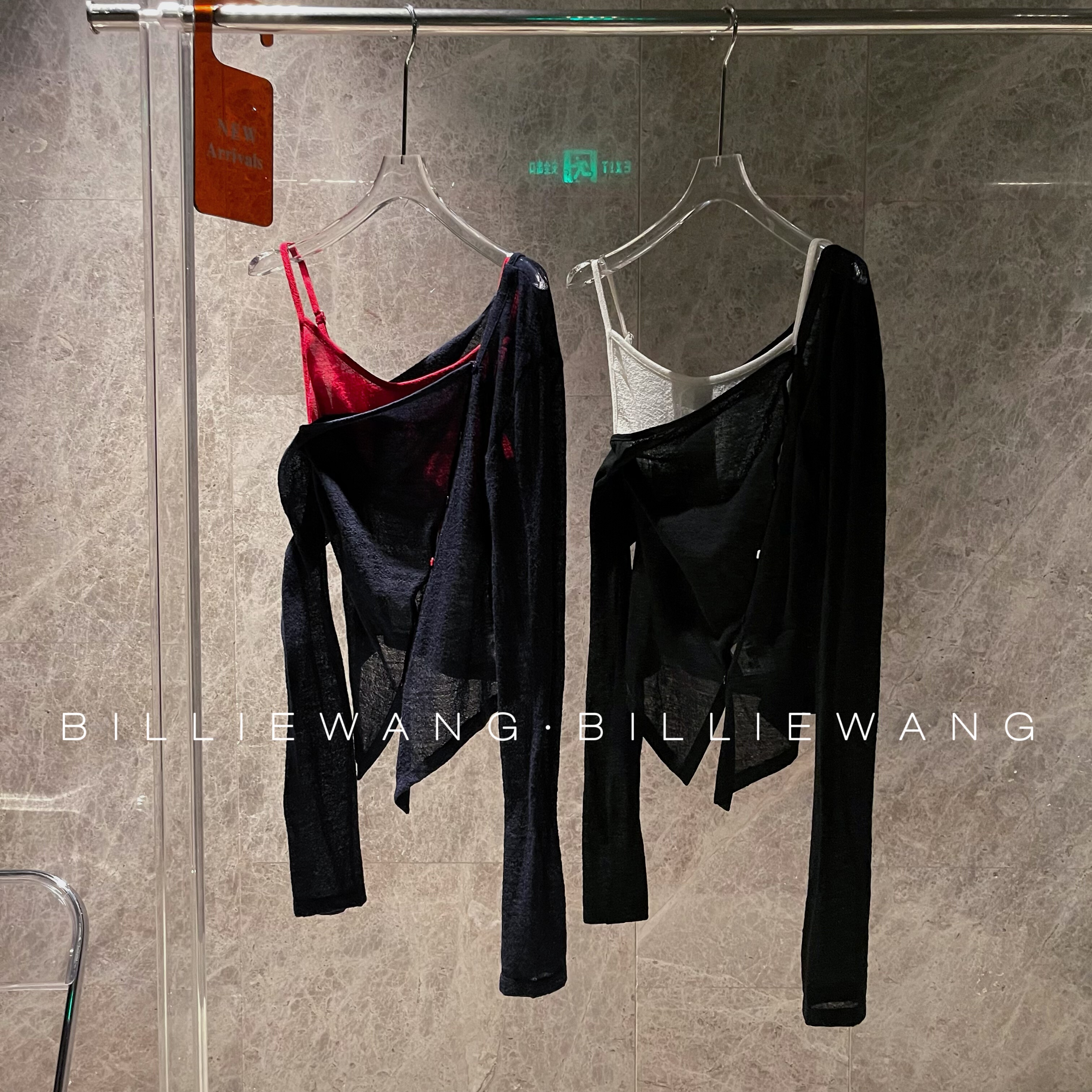 BW独立设计师高定系列｜美丽奴羊毛撞色拼接多穿上衣