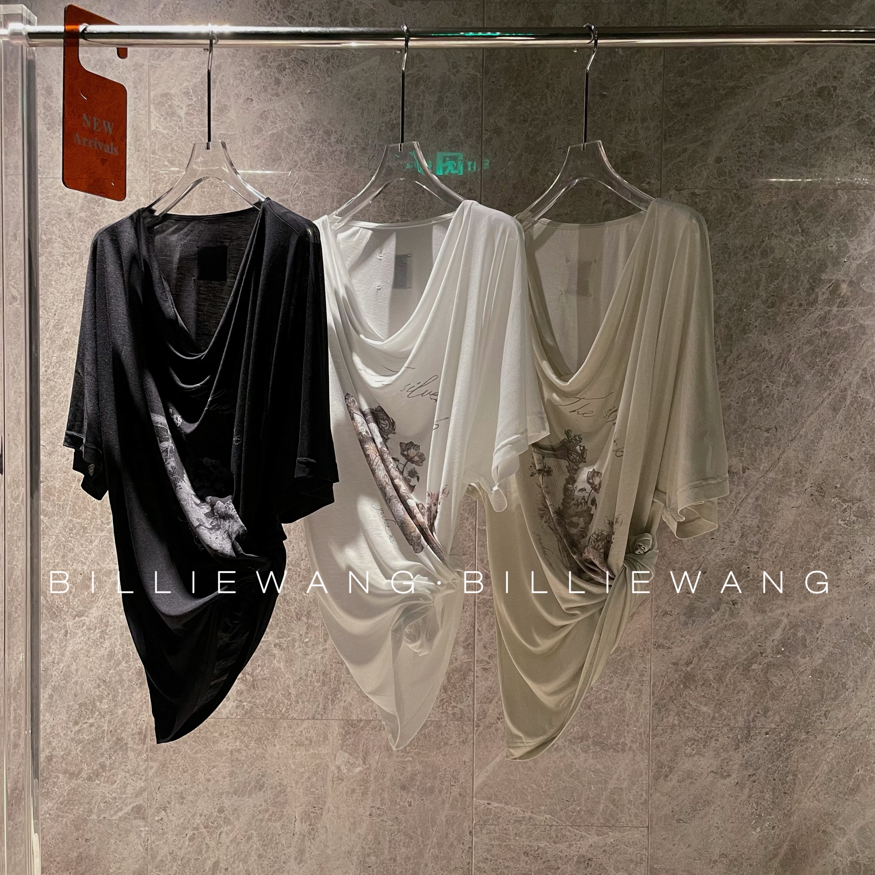 BW独立设计师高定系列｜小鹿乱撞｜轻薄慵懒荡领多穿上衣