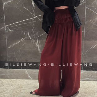 BW独立设计师高定系列｜漫步温莎｜超美抽褶工艺飘逸阔腿裤