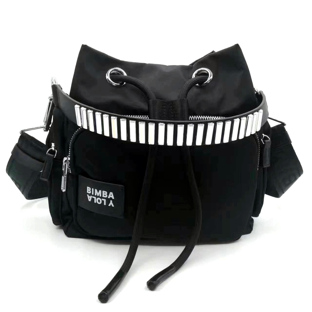 春季新款西班牙女士单肩斜挎包 字母大容量水桶包