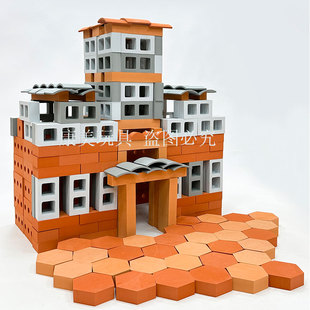 幼儿园户外室内建构类砖瓦拼插EVA软积木早教中心儿童益智玩具