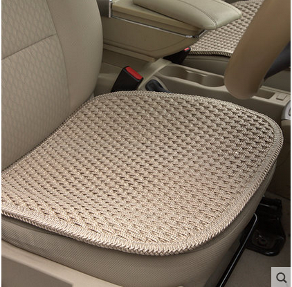 欧美佳夏季汽车坐垫维卡编织两座无靠背单垫硅胶防滑五座轿车通用