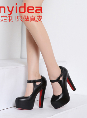 43匠逸跟定制大单鞋4241脚鞋码鞋码宽防水超高台夜高跟鞋新款店