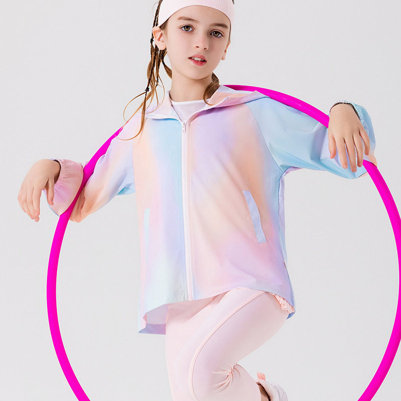 春夏装儿童防晒衣休闲运动冰感运动服女中童空调衫防蚊