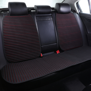 汽车后排坐垫夏季 通用座垫荞麦 网红三件套轿车后排座单片长条四季