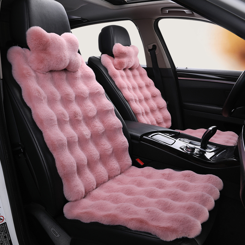 保暖泡泡绒不掉毛不掉色汽车坐垫
