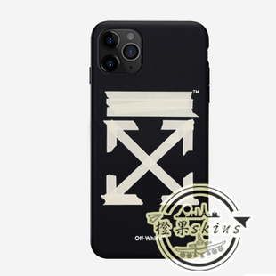 off white iphone13 pro xr xs max适用于苹果手机壳软壳14 plus胶带12 18 硅胶套 15 ultra 17 air