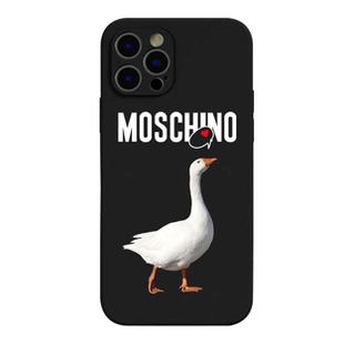 pro 硅胶软壳 适用于苹果手机壳 plus 小鹅 ultra mini moschino max iphone15 爱心鹅