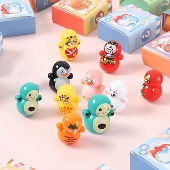 迷你不倒翁盲盒玩具1元 幼儿小学生积分奖励活动赠品批 左右小礼品