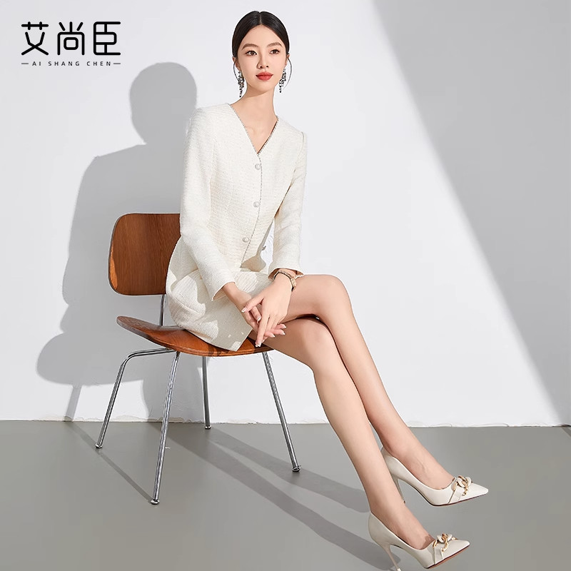艾尚臣千金风职业装连衣裙女高级