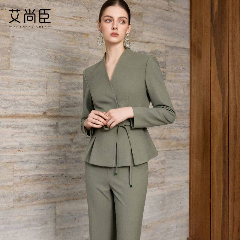 艾尚臣西装套装女案场客服职业装