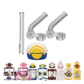 Snoopy史努比儿童水杯吸管配件山姆吸管杯盖子水壶保温杯吸嘴配件