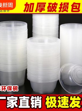 一次性碗筷餐具套餐家用杯子勺子聚会结婚酒席塑料圆形碗筷子套装