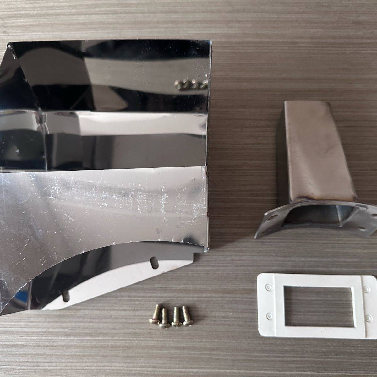 沧州铁狮磨浆机挡渣板不锈钢挡渣盒原厂加厚磨浆机出渣口挡板护