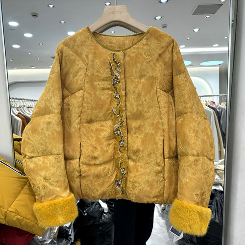 魅依秀色258861国风羽绒服外套