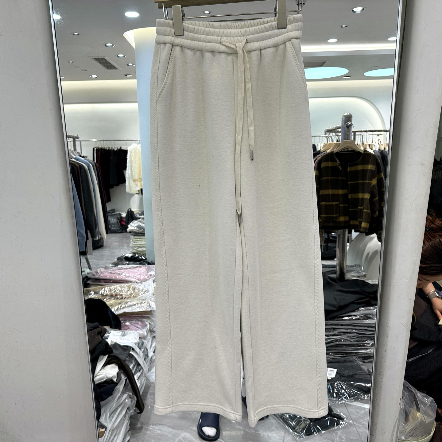 变色鸟5950绵羊毛保暖休闲裤