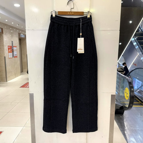 25277-10加绒加厚羊毛弯刀裤