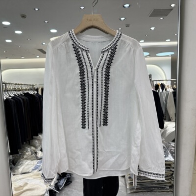 大张总D9692亚麻天丝透气衬衫