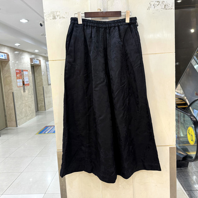 K5289阔腿香云纱国风裤