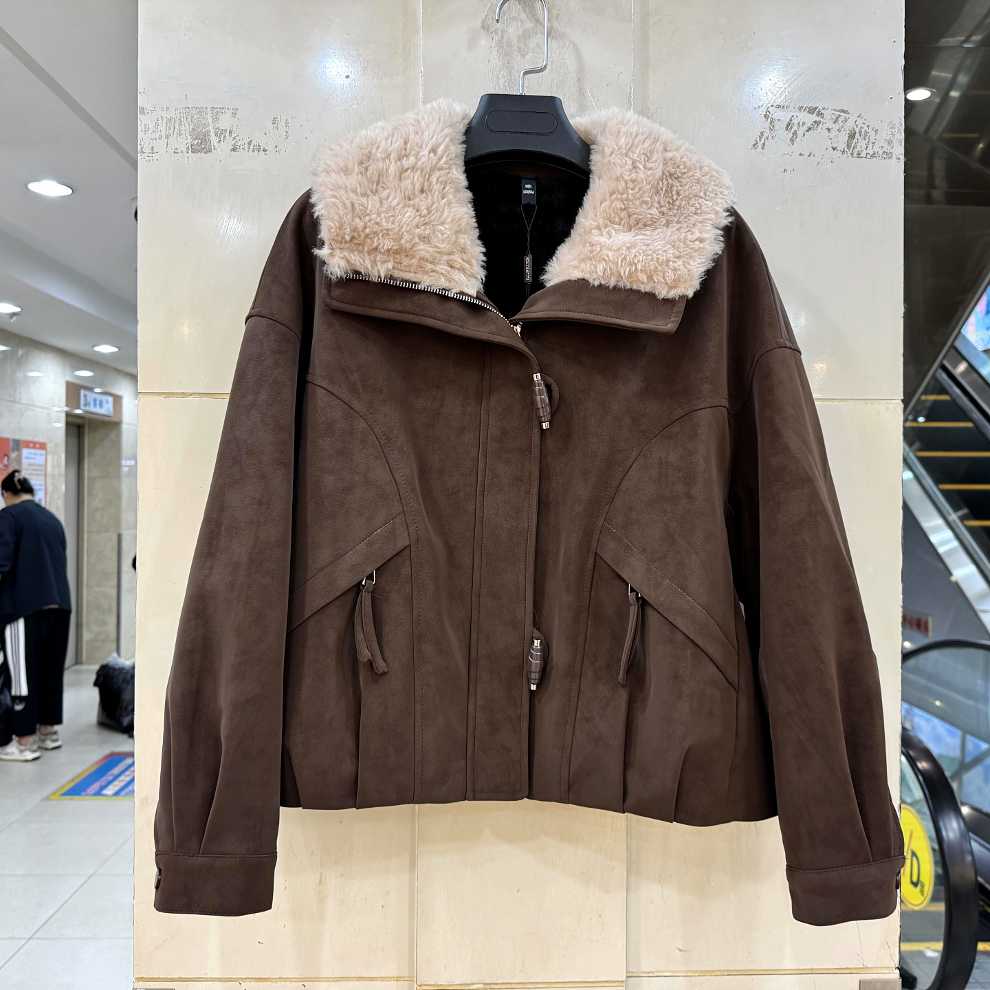 柏菲尔BFE-D26305加厚麂皮绒外套