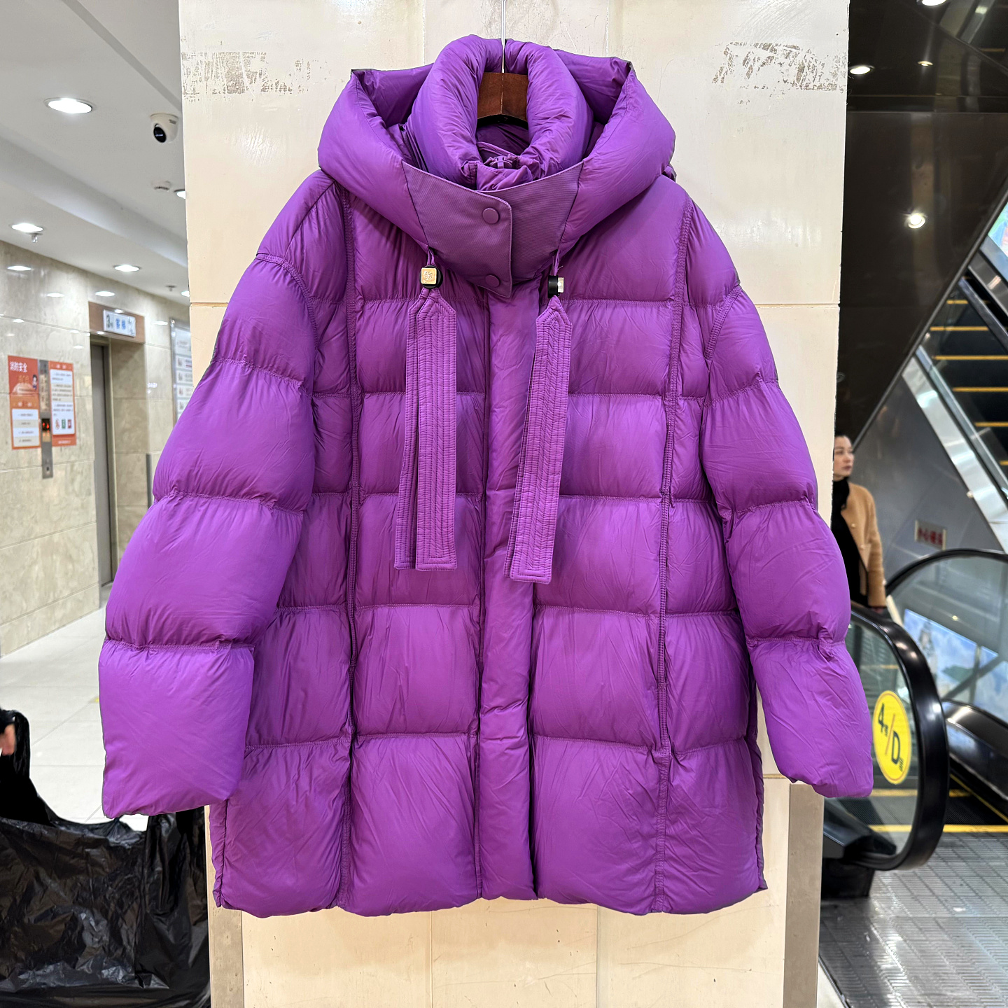 JD851拆卸连帽龟背阔版羽绒服