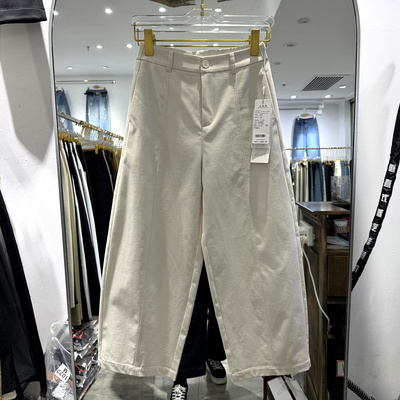 千姿秀6T6557一粒扣气球裤女裤