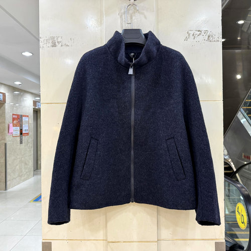 YDD-96D069拉链双面羊绒大衣