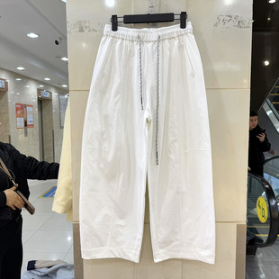 2026新款 欧货春装 抽绳松紧腰休闲宽松气球裤 女裤 专柜正品 9602